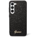 Guess PC/TPU Glitter Flakes Metal Logo
