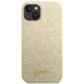 Guess PC/TPU Glitter Flakes Metal Logo