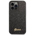 Guess PC/TPU Glitter Flakes Metal Logo