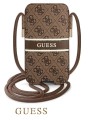 Guess PU 4G Printed Stripe Pouch