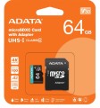 ADATA MicroSDXC 64GB Premier + SD