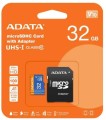 ADATA MicroSDHC 32GB + SD adaptér