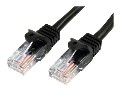 Startech StarTechcom 1m Black Cat5e ­/ Cat