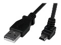 Startech StarTechcom Down Angle Mini USB Cable
