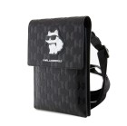 Karl Lagerfeld Karl Lagerfeld Saffiano Monogram Wallet Phone