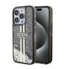Guess PC/TPU Liquid Glitter Gold Stripe