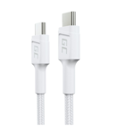 GreenCell Green Cell Bílý kabel USB-C