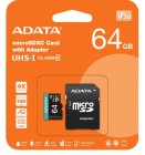 ADATA MicroSDXC 64GB Premier + SD