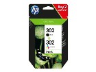 HP 302  2-balení  černá