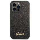 Guess PC/TPU Glitter Flakes Metal Logo