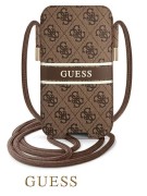 Guess PU 4G Printed Stripe Pouch