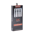 DeTech Nabíjecí kabel DeTech icro USB Lighting