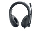 DeTech Drátový headset X2020 s mikrofonem