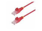 Startech StarTechcom 25m Red Slim CAT6 Ethernet