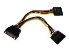 Startech StarTechcom 6in SATA Power Y Splitter