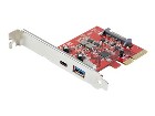Startech Full­/Low-Profile  USB adaptér  PCIe
