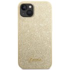 Guess PC/TPU Glitter Flakes Metal Logo