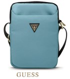 Guess pouzdro 10 modré nylonové trojúhelníkové