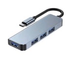 DeTech USB-C Hub s 4 porty