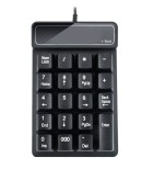 DeTech Drátová numerická klávesnice K4 USB