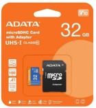 ADATA MicroSDHC 32GB + SD adaptér