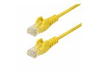 Startech StarTechcom 50cm Yellow Slim CAT6 Ethernet